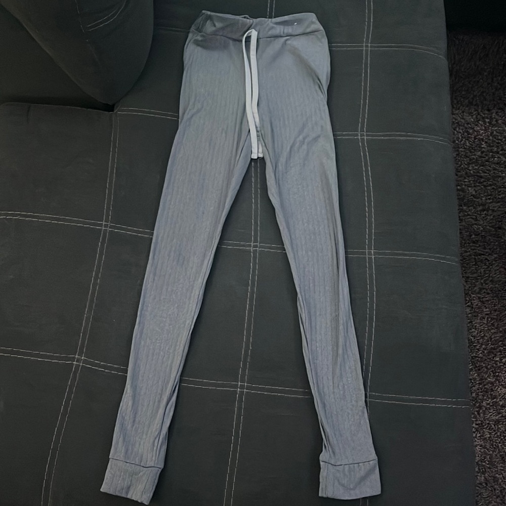 Gray leggings